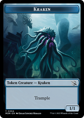 Warrior // Kraken Double-Sided Token [March of the Machine Tokens] | Boutique FDB TCG