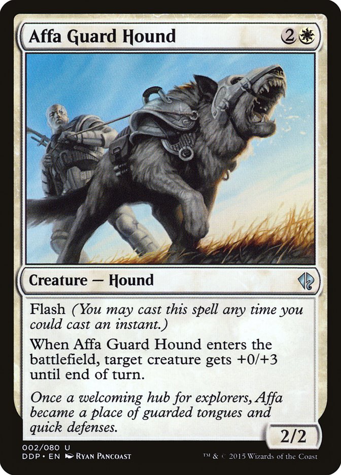 Affa Guard Hound [Duel Decks: Zendikar vs. Eldrazi] | Boutique FDB TCG