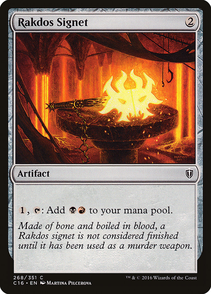 Rakdos Signet [Commander 2016] | Boutique FDB TCG