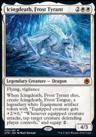 Icingdeath, Frost Tyrant (Promo Pack) [Dungeons & Dragons: Adventures in the Forgotten Realms Promos] | Boutique FDB TCG