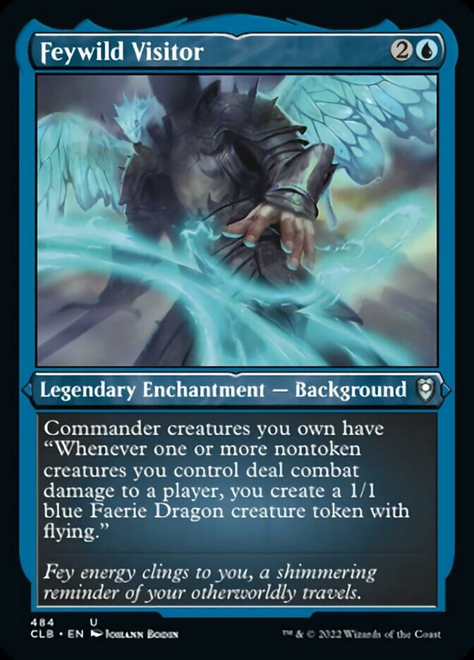 Feywild Visitor (Foil Etched) [Commander Legends: Battle for Baldur's Gate] | Boutique FDB TCG