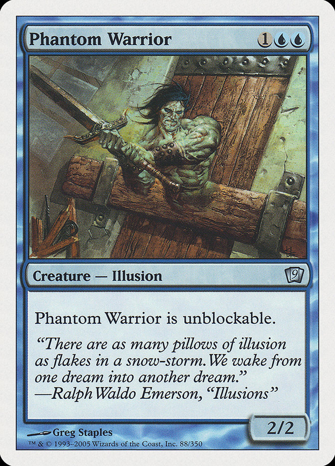 Phantom Warrior [Ninth Edition] | Boutique FDB TCG