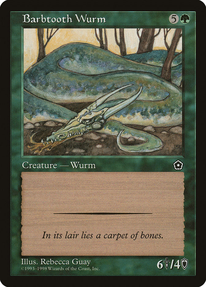 Barbtooth Wurm [Portal Second Age] | Boutique FDB TCG