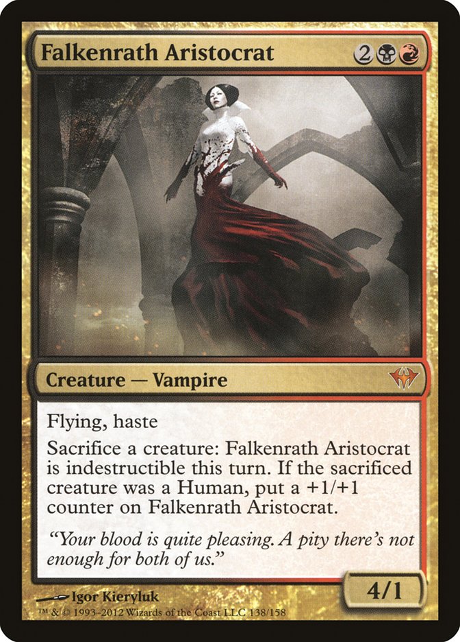 Falkenrath Aristocrat [Dark Ascension] | Boutique FDB TCG