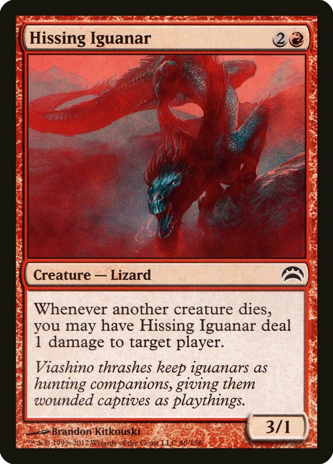 Hissing Iguanar [Planechase 2012] | Boutique FDB TCG