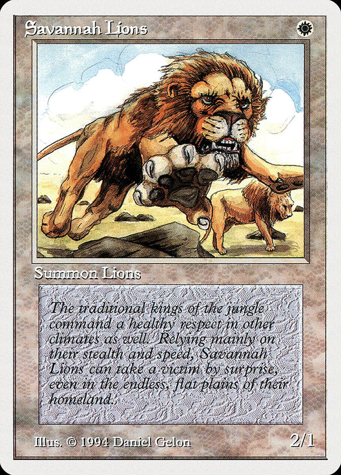 Savannah Lions [Summer Magic / Edgar] | Boutique FDB TCG