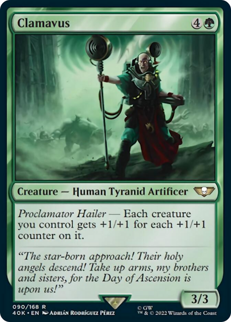 Clamavus (Surge Foil) [Warhammer 40,000] | Boutique FDB TCG