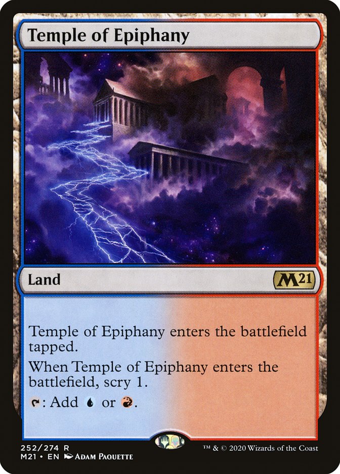 Temple of Epiphany [Core Set 2021] | Boutique FDB TCG