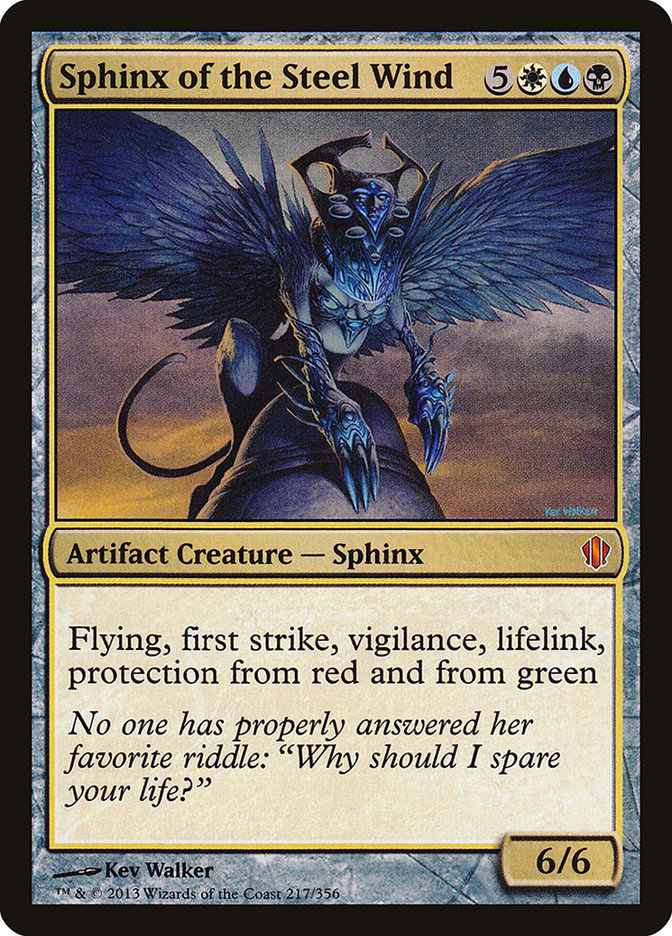 Sphinx of the Steel Wind [Commander 2013] | Boutique FDB TCG