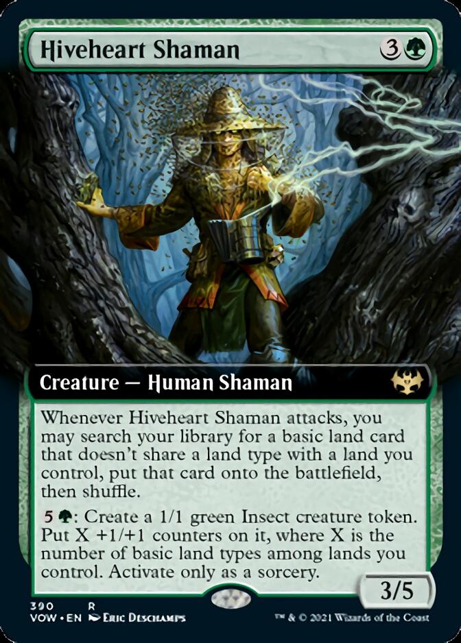 Hiveheart Shaman (Extended Art) [Innistrad: Crimson Vow] | Boutique FDB TCG