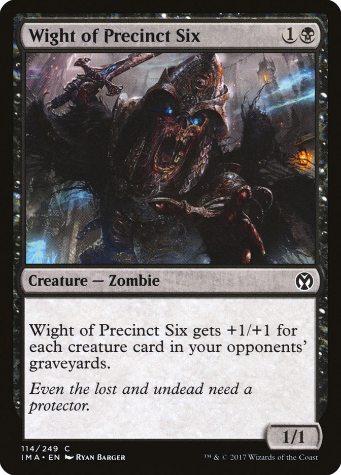 Wight of Precinct Six [Iconic Masters] | Boutique FDB TCG