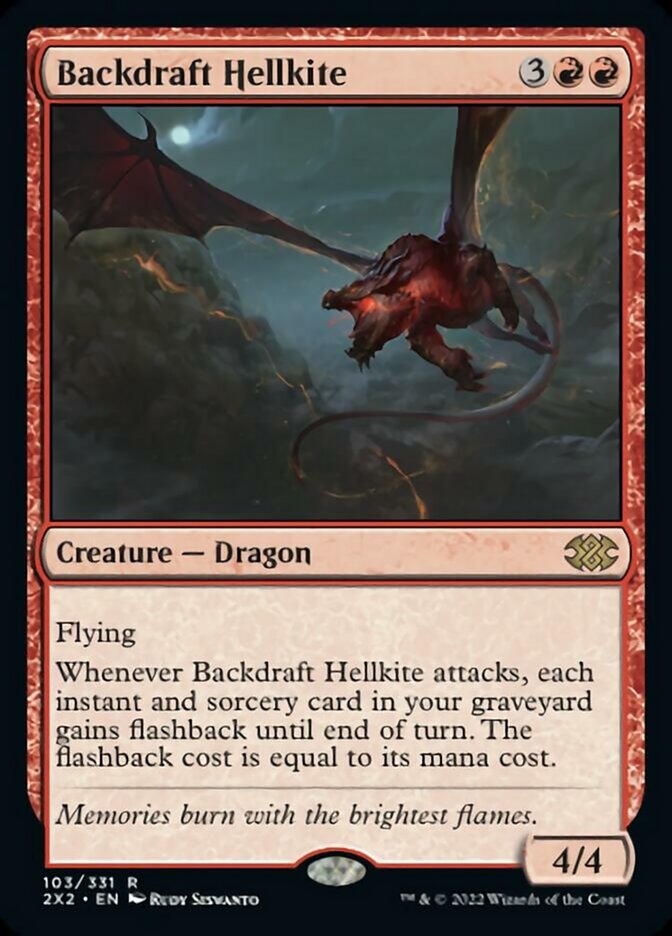 Backdraft Hellkite [Double Masters 2022] | Boutique FDB TCG