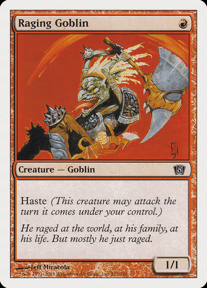 Raging Goblin [Eighth Edition] | Boutique FDB TCG