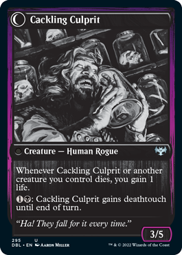 Panicked Bystander // Cackling Culprit [Innistrad: Double Feature] | Boutique FDB TCG