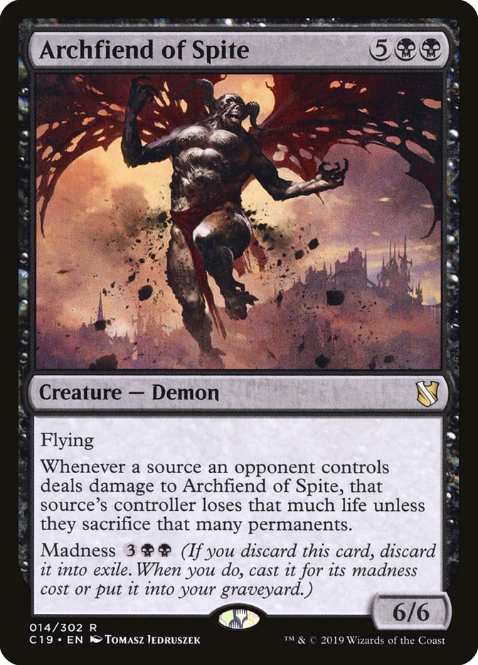 Archfiend of Spite [Commander 2019] | Boutique FDB TCG