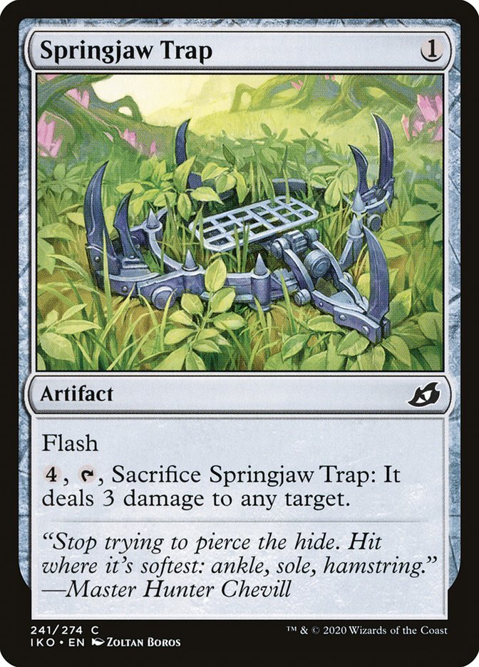 Springjaw Trap [Ikoria: Lair of Behemoths] | Boutique FDB TCG