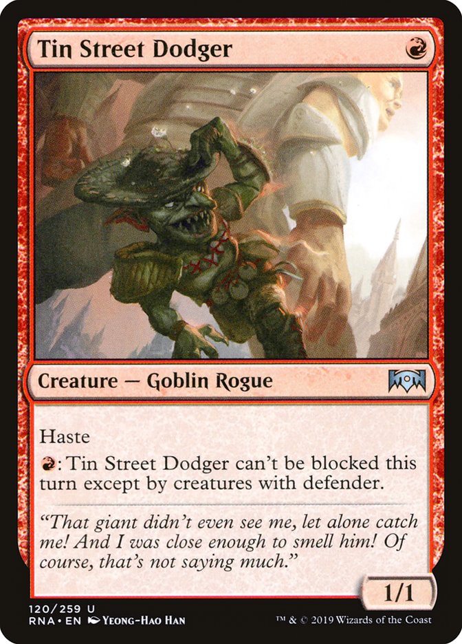 Tin Street Dodger [Ravnica Allegiance] | Boutique FDB TCG