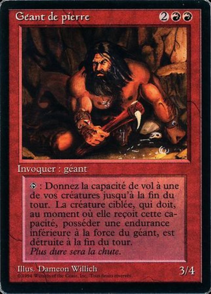 Stone Giant [Foreign Black Border] | Boutique FDB TCG