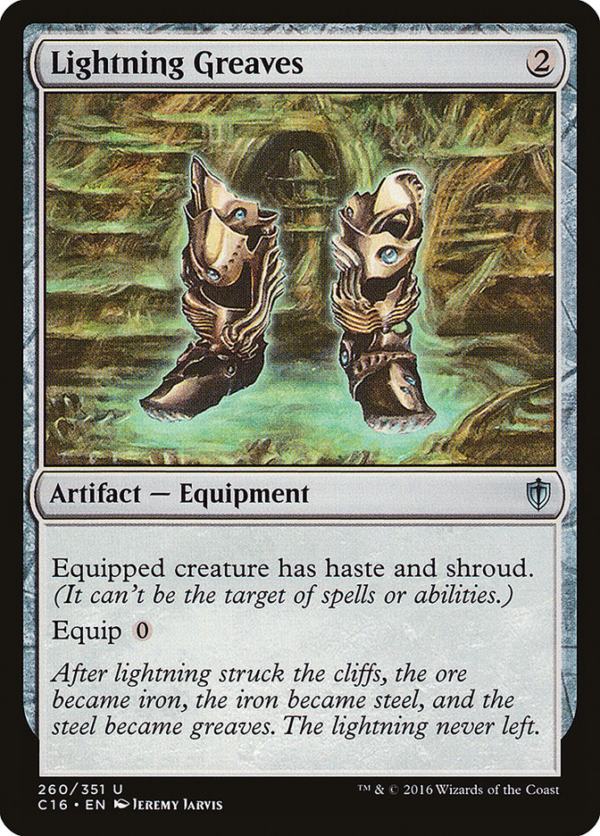 Lightning Greaves [Commander 2016] | Boutique FDB TCG