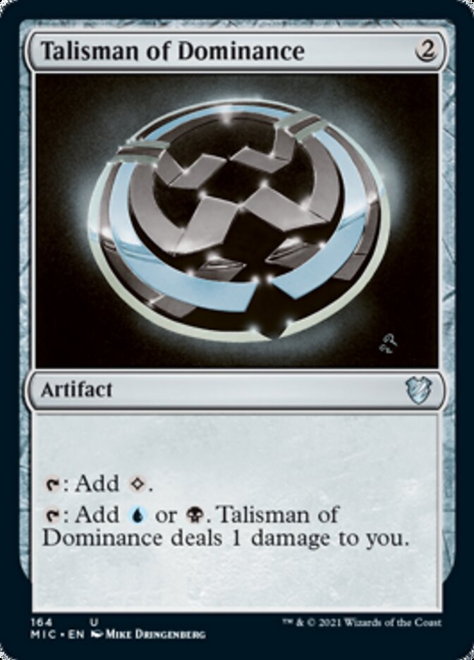 Talisman of Dominance [Innistrad: Midnight Hunt Commander] | Boutique FDB TCG