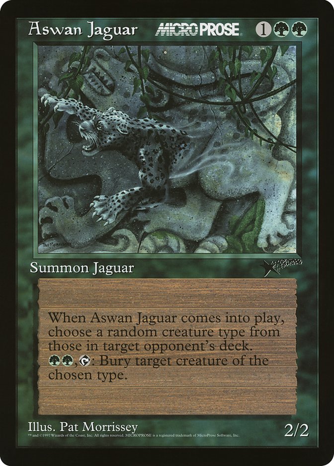 Aswan Jaguar [MicroProse Promos] | Boutique FDB TCG