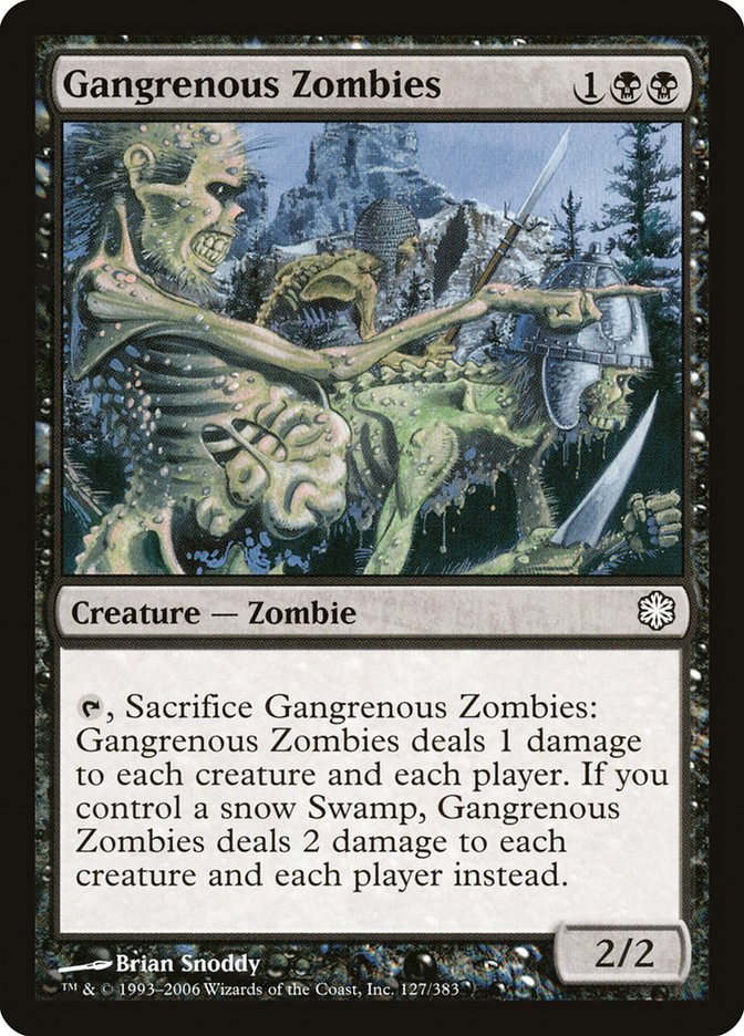 Gangrenous Zombies [Coldsnap Theme Decks] | Boutique FDB TCG