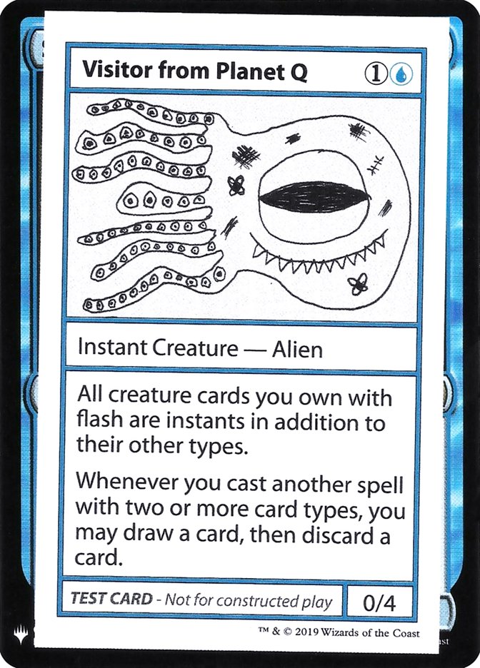 Visitor from Planet Q [Mystery Booster Playtest Cards] | Boutique FDB TCG