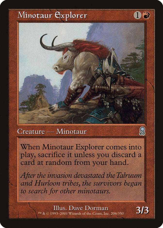 Minotaur Explorer [Odyssey] | Boutique FDB TCG