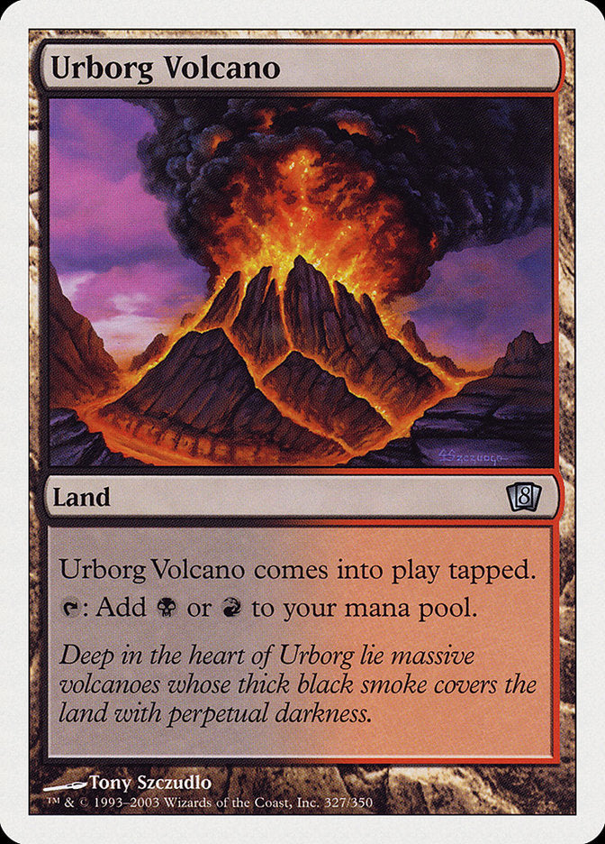Urborg Volcano [Eighth Edition] | Boutique FDB TCG