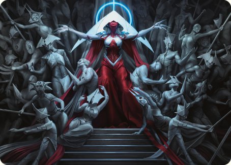 Elesh Norn, Mother of Machines Art Card [Phyrexia: All Will Be One Art Series] | Boutique FDB TCG