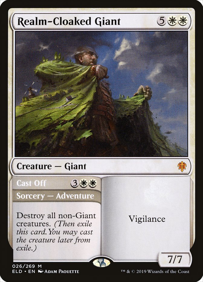 Realm-Cloaked Giant // Cast Off [Throne of Eldraine] | Boutique FDB TCG