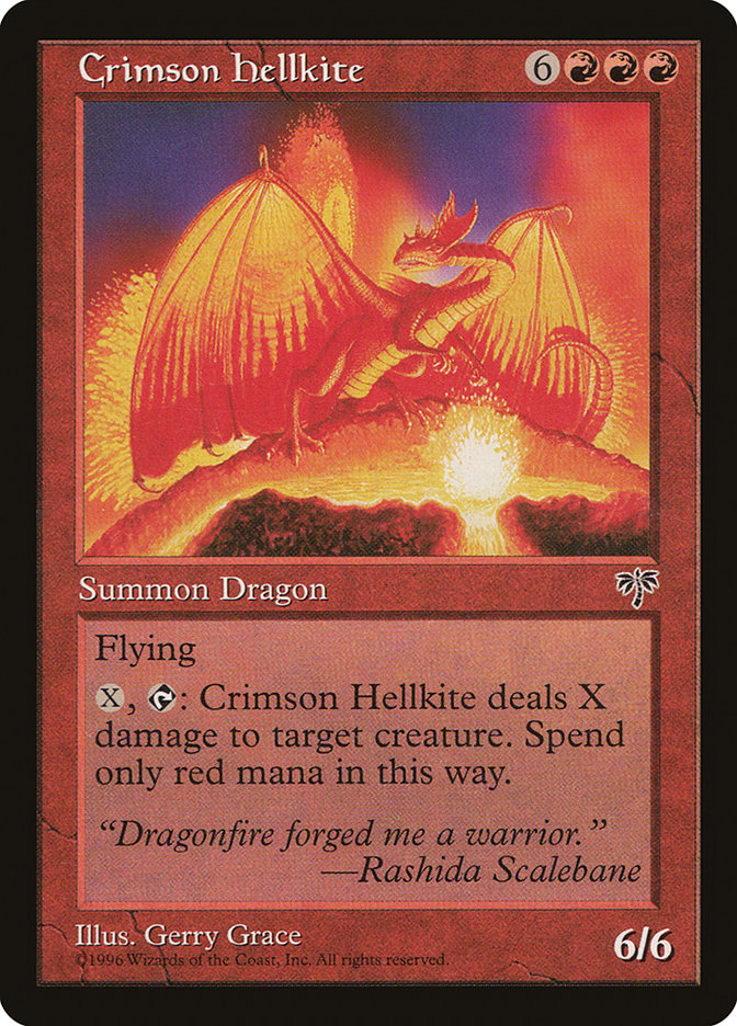 Crimson Hellkite [Mirage] | Boutique FDB TCG