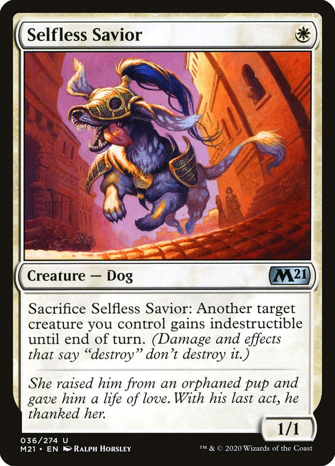 Selfless Savior [Core Set 2021] | Boutique FDB TCG