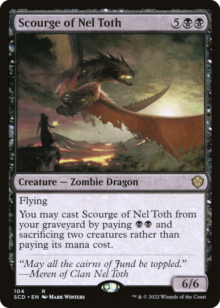 Scourge of Nel Toth [Starter Commander Decks] | Boutique FDB TCG