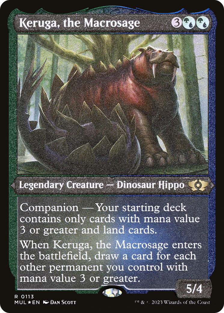 Keruga, the Macrosage (Foil Etched) [Multiverse Legends] | Boutique FDB TCG