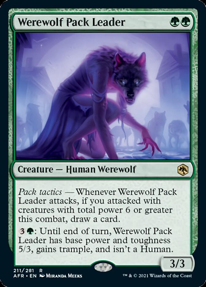 Werewolf Pack Leader [Dungeons & Dragons: Adventures in the Forgotten Realms] | Boutique FDB TCG