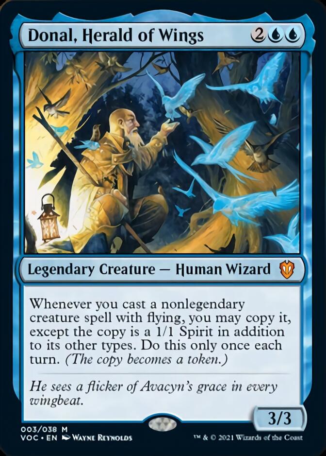 Donal, Herald of Wings [Innistrad: Crimson Vow Commander] | Boutique FDB TCG