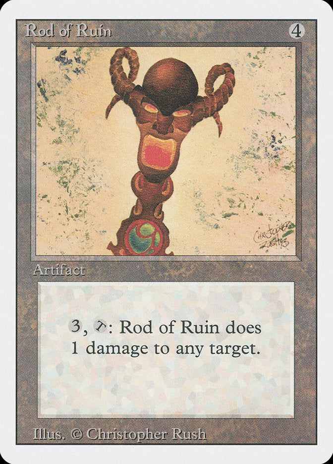 Rod of Ruin [Revised Edition] | Boutique FDB TCG