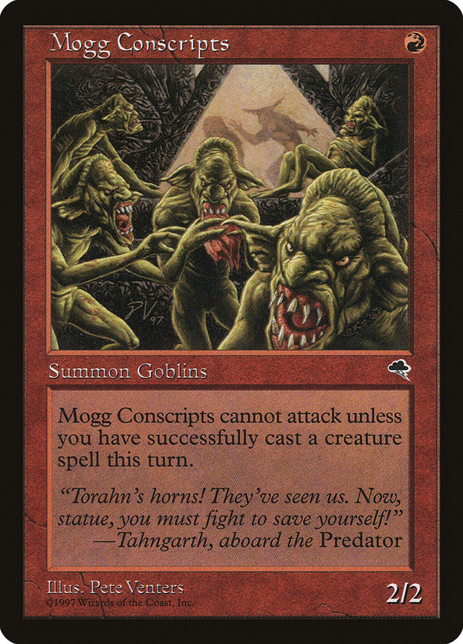 Mogg Conscripts [Tempest] | Boutique FDB TCG