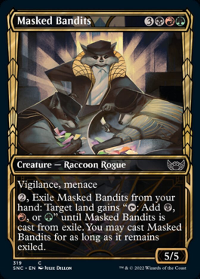 Masked Bandits (Showcase Golden Age) [Streets of New Capenna] | Boutique FDB TCG