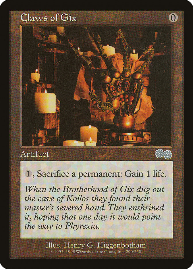 Claws of Gix [Urza's Saga] | Boutique FDB TCG