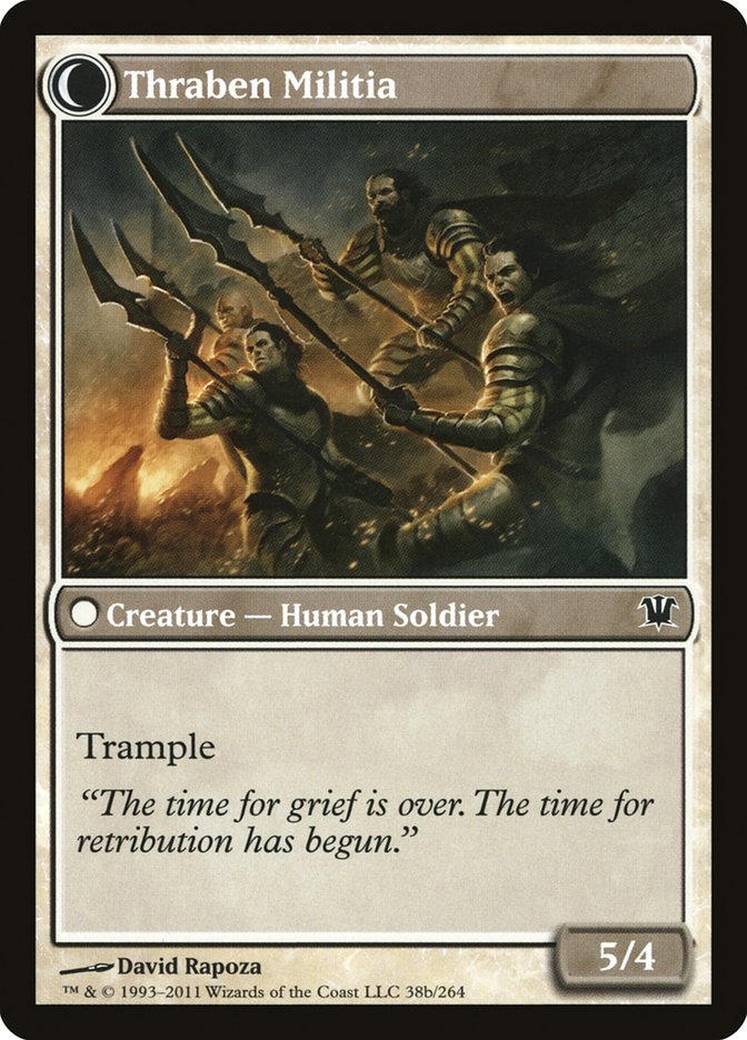 Thraben Sentry // Thraben Militia [Innistrad] | Boutique FDB TCG