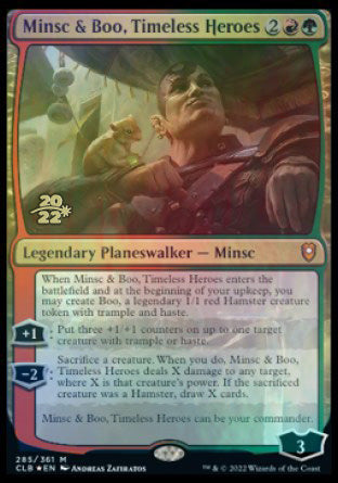 Minsc & Boo, Timeless Heroes [Commander Legends: Battle for Baldur's Gate Prerelease Promos] | Boutique FDB TCG