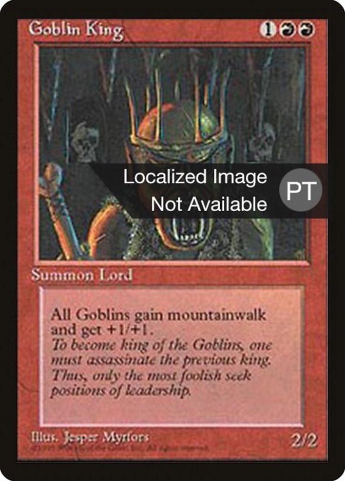 Goblin King [Fourth Edition (Foreign Black Border)] | Boutique FDB TCG