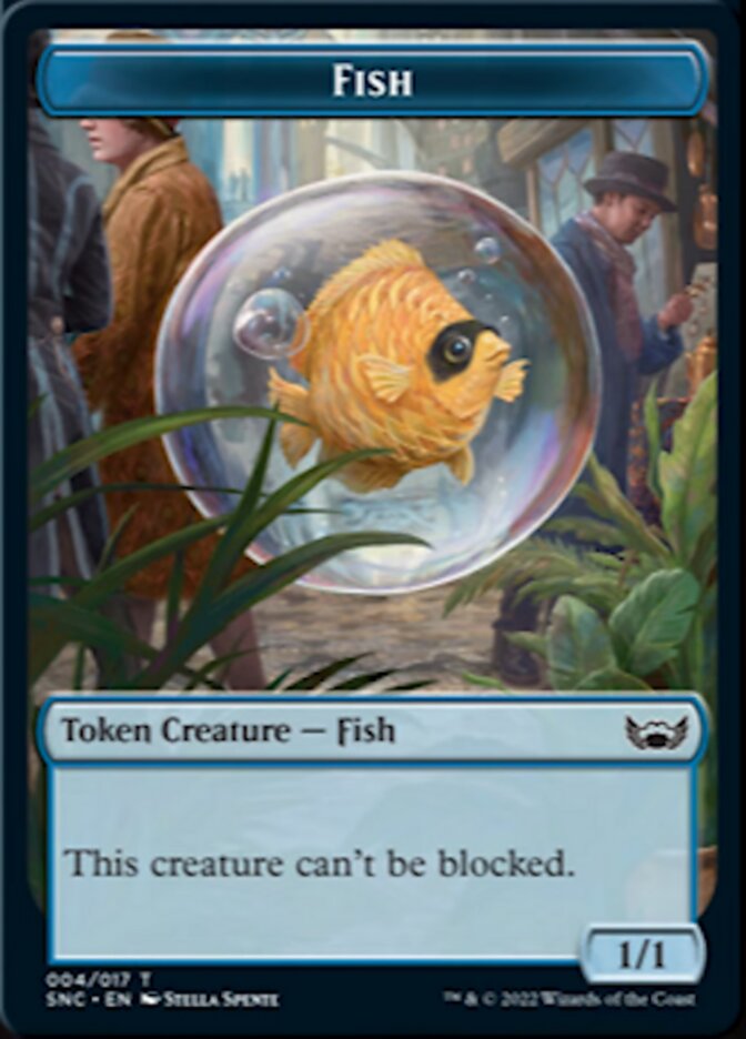 Fish Token [Streets of New Capenna Tokens] | Boutique FDB TCG