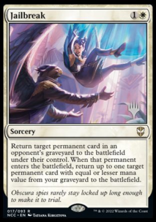 Jailbreak (Promo Pack) [Streets of New Capenna Commander Promos] | Boutique FDB TCG