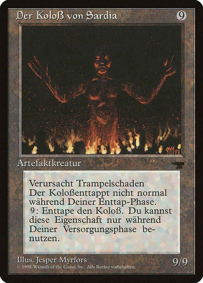 Colossus of Sardia (German) - "Der KoloB von Sardia" [Renaissance] | Boutique FDB TCG