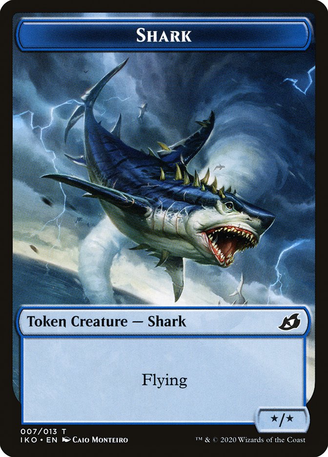 Shark Token [Ikoria: Lair of Behemoths Tokens] | Boutique FDB TCG