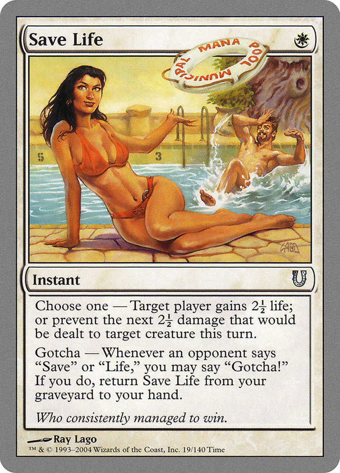 Save Life [Unhinged] | Boutique FDB TCG