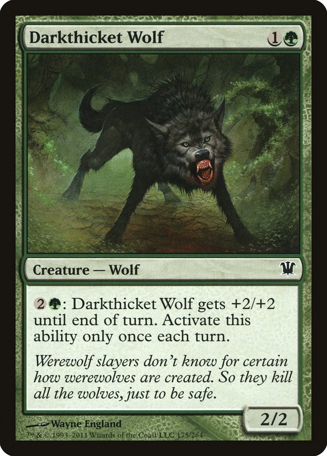 Darkthicket Wolf [Innistrad] | Boutique FDB TCG